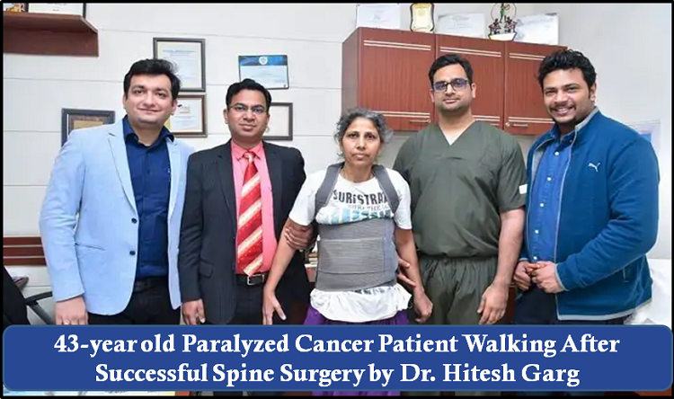 Successful Spine Surgery by Dr. Hitesh Garg